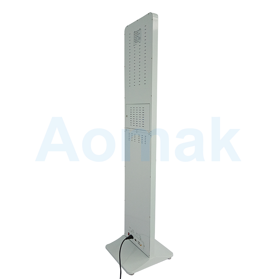 newspaper and magazine racks floor standing advert