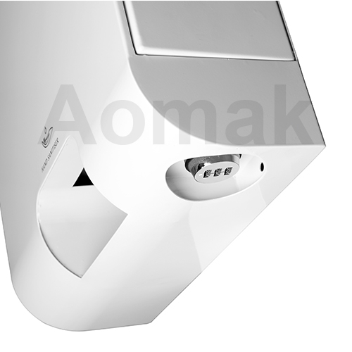 Hand sanitizer ads kiosk display