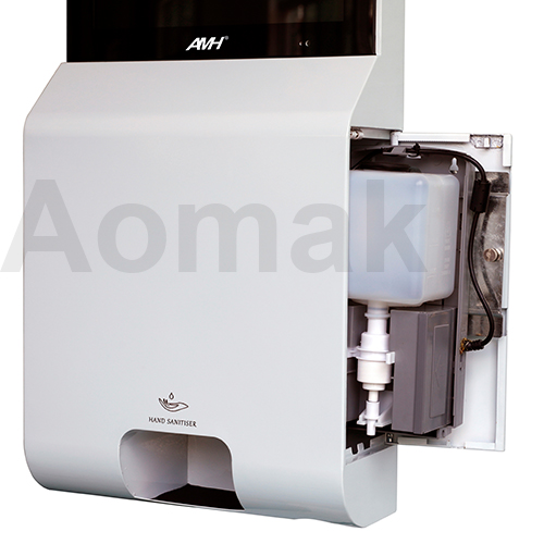 Hand sanitizer ads kiosk display