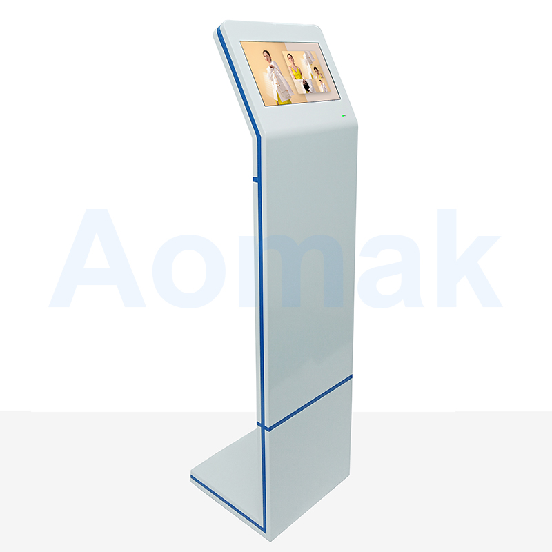 New L type Floor standing Touch All in one PC