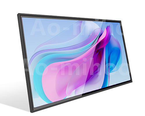 Wall mounted AIO built in IR touch screen-black
