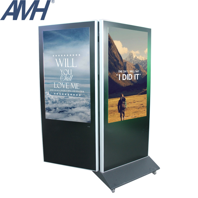 Floor Standing Double-Side Monitor