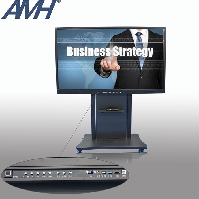 Whiteboard interactive touch panel